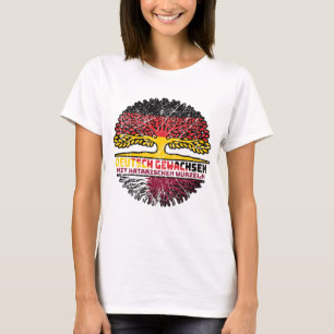Katar Katarees Duits Duitsland Boom Wortel T-shirt