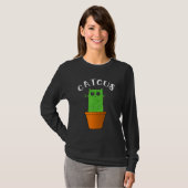 Katcus Cat en Cactus T-shirt (Voorkant volledig)