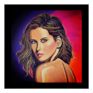 Kate Beckinsale Portret in Pop Art Style Perfect Poster