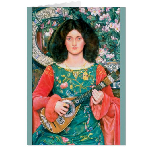 Kate Bunce Melody / Musica 1895-1897 Carte de voeu (Devant)