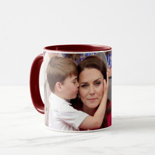 KATE EN LOUIS MOM EN SON MOK (Voorkant links)