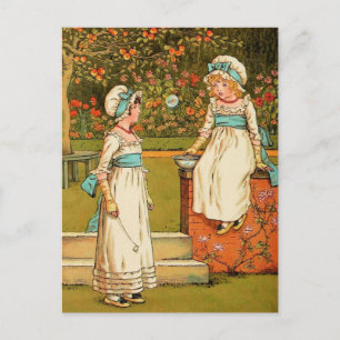 Kate Greenaway: Bubbles Briefkaart