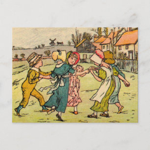 Kate Greenaway Ring rond de Rosey Briefkaart