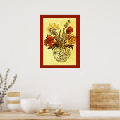 Kate Greenaway Victoriaans  Bouquet Poster (Keuken)