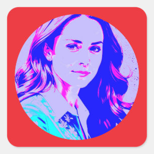 Kate Middleton creëer heeft een eigen foto Vierkante Sticker