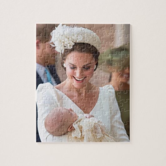 Kate Middleton en prins Louis Legpuzzel (Verticaal)