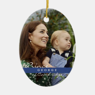 Kate Middleton Prince George Keramisch Ornament
