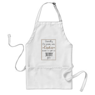 Kate Moss Chocolate Quote Apron Standaard Schort