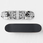 Kateboarddek op basis van tribaal tattoo in de sti skateboard (Horizontaal)