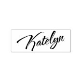 Katelyn naam cursieve decoratieve script lettertyp rubberstempel (Afrduk)