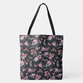 KATENDAME ROZEN Hot Roze Draagtas