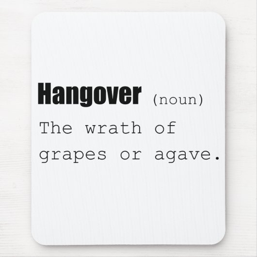 Kater Definitie Grappig Muismat (Voorkant)