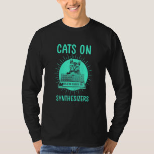 Kater  Muziek  Musicus Elektronisch Synthesizer Ka T-shirt