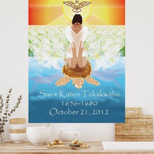Kateri Tekakwitha poster (Keuken)
