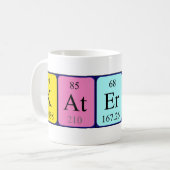 Katerina nom de table périodique tasse (Devant gauche)