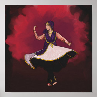 Kathak Dancer - een solovoorstelling Poster
