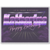 Katharina Nom Prénom Date de naissance de Sticker (Devant)