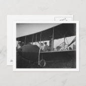 Katharine Wright with Orville in Model HS Briefkaart (Voorkant / Achterkant)