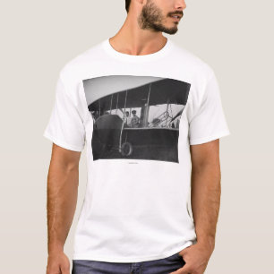 Katharine Wright with Orville in Model HS T-shirt
