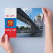 Kathedraal Christus de Savior in Moskou Flyer (Hand)