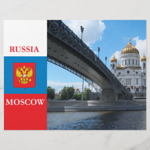 Kathedraal Christus Verlosser in Moskou Flyer