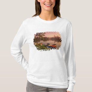 Kathedraal en rivier Tormes, Salamanca, Castilië T-shirt