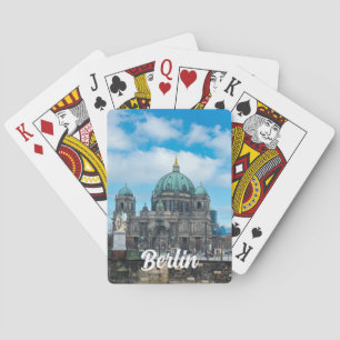 Kathedraal en tv-toren van Berlijn, Duitsland Pokerkaarten