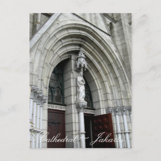 Kathedraal-kerk Jakarta Indonesië Briefkaart