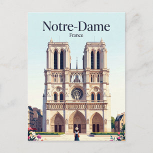Kathedraal Notre-Dame Frankrijk Briefkaart