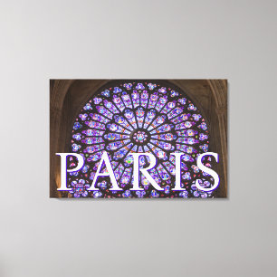 Kathedraal Notre-Dame Parijs, Frankrijk Canvas Afdruk