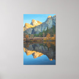 Kathedraal reflecties canvas afdruk