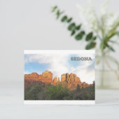 Kathedraal Rock - Sedona, AZ Briefkaart (Staand voorkant)