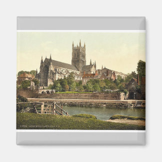 Kathedraal, S.W., Worcester, Engeland zeldzaam Pho Magneet