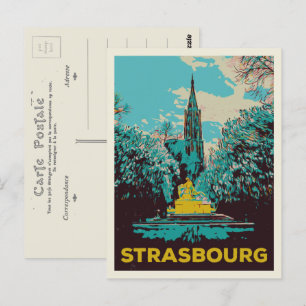 Kathedraal Straatsburg Frankrijk Briefkaart