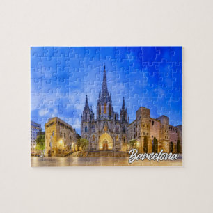 Kathedraal van Barcelona, Barcelona, Spanje Legpuzzel
