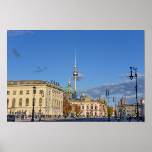 Kathedraal van Berlijn, Televisietoren, Duitsland Poster