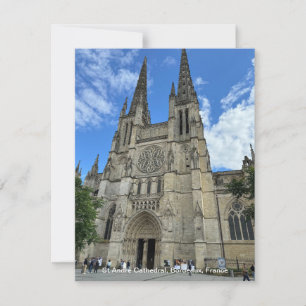 Kathedraal van Bordeaux (Saint-André de Bordeaux) Feestdagenkaart