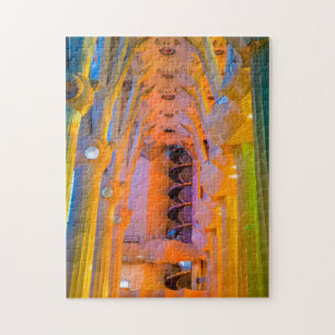Kathedraal van de Sagrada Família. Legpuzzel