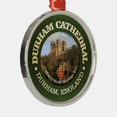 Kathedraal van Durham (rood) Metalen Ornament (Rechts)