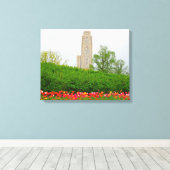 Kathedraal van Leaning Canvas Afdruk (Insitu (Houten vloer))