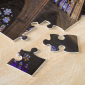Kathedraal van Leon, interieur glas-in-loodramen Legpuzzel (Zijkant)