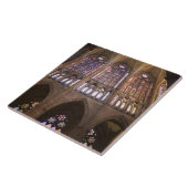 Kathedraal van Leon, interieur glas-in-loodramen Tegeltje (Zijkant)