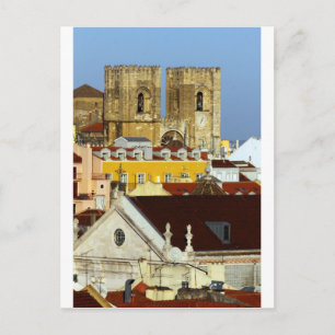 Kathedraal van Lissabon, Lissabon, Portugal Briefkaart