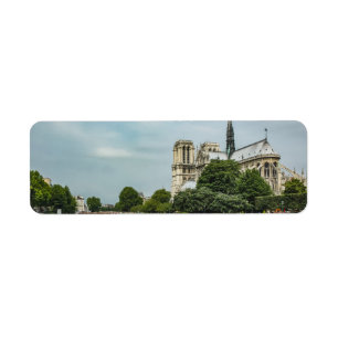 Kathedraal van Notre Dame in Parijs Etiket