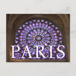 Kathedraal van Notre-Dame Parijs, Frankrijk Briefkaart