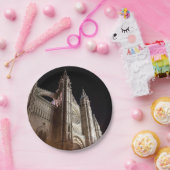 Kathedraal van Palma de Mallorca 's nachts - Spanj Papieren Bordje (Feest)