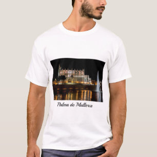 Kathedraal van Palma de Mallorca 's nachts - Spanj T-shirt