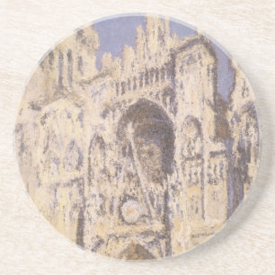 Kathedraal van Rouen, Harmonie in Blauw en Goud do Zandsteen Onderzetter