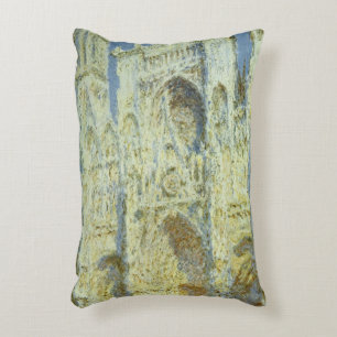 Kathedraal van Rouen Westgevel Zonlicht, Claude Mo Decoratief Kussen