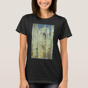Kathedraal van Rouen westgevel zonlicht, Claude Mo T-shirt